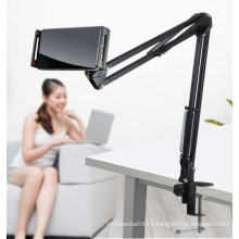 Adjustable Arm Spring Desk Clamp Holder Phone Stand for Bed